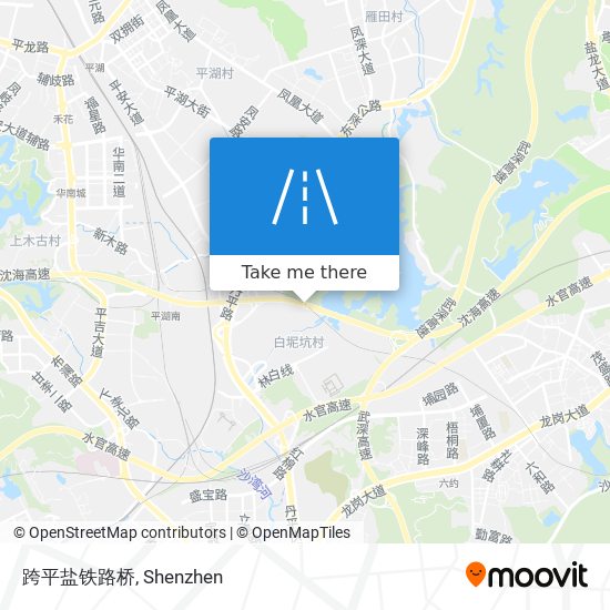 跨平盐铁路桥 map