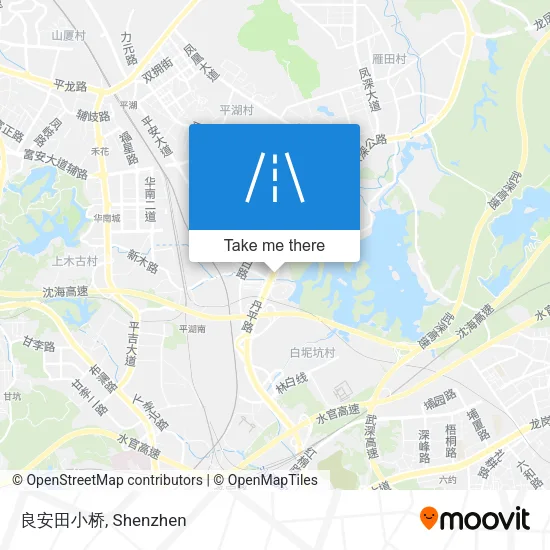 良安田小桥 map