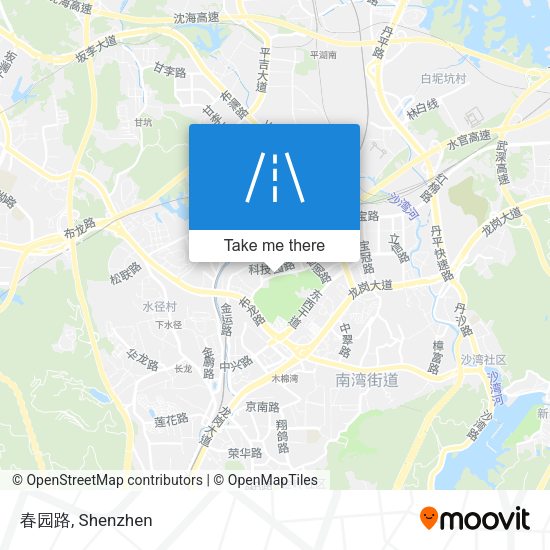 春园路 map