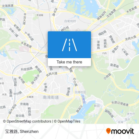 宝雅路 map