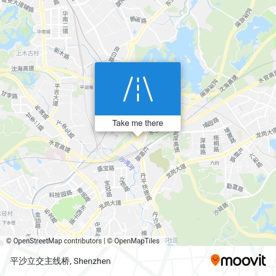 平沙立交主线桥 map
