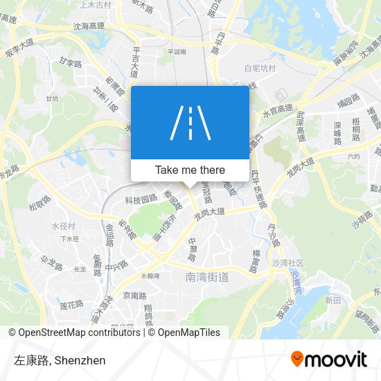 左康路 map