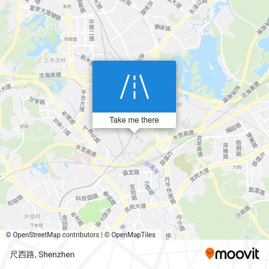 尺西路 map
