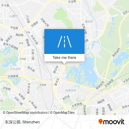 东深公路 map