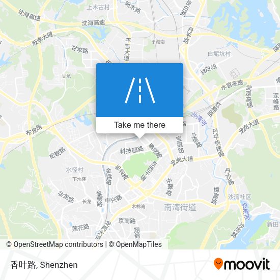 香叶路 map