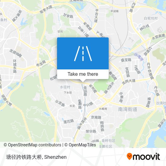 塘径跨铁路大桥 map