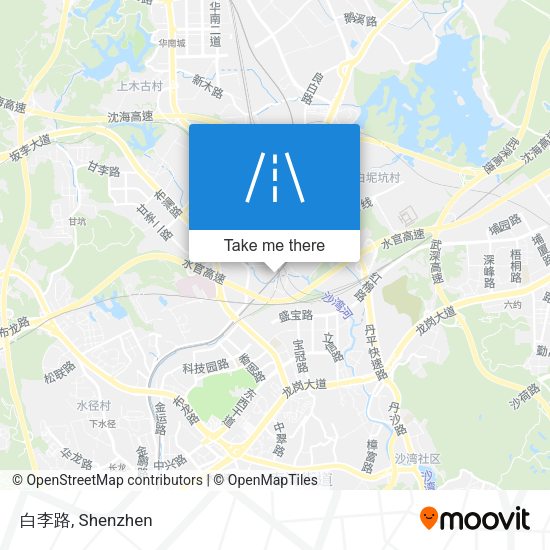 白李路 map