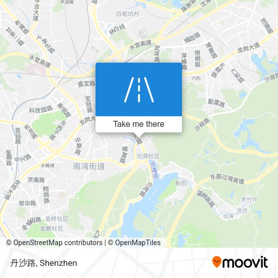 丹沙路 map