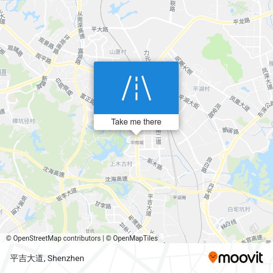 平吉大道 map