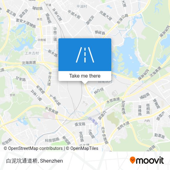 白泥坑通道桥 map