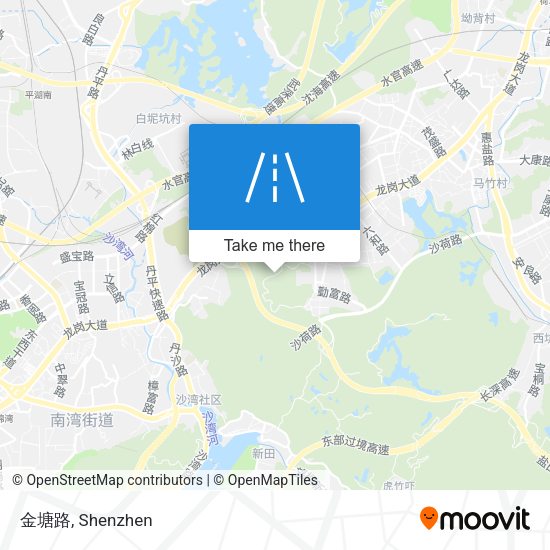 金塘路 map