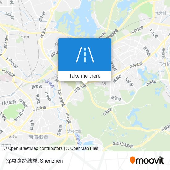 深惠路跨线桥 map