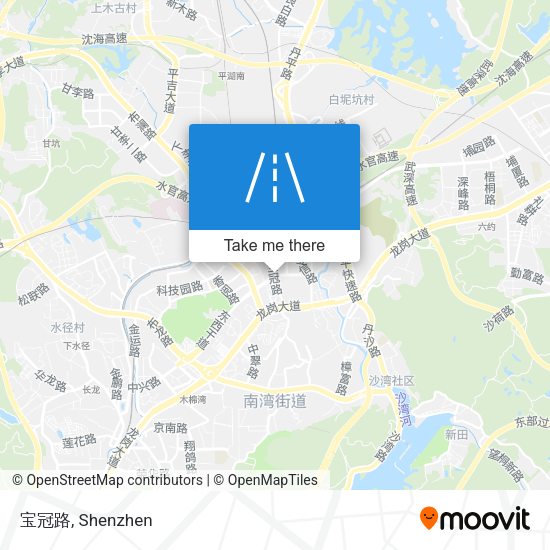 宝冠路 map