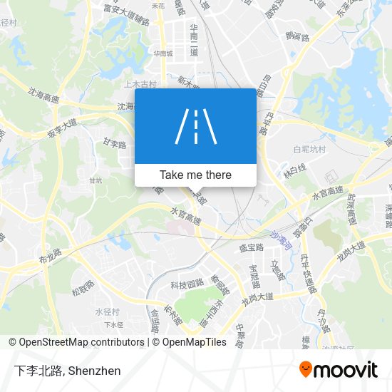 下李北路 map