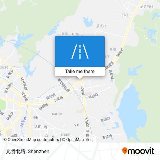 光侨北路 map