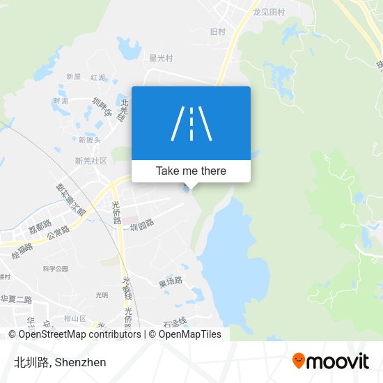 北圳路 map