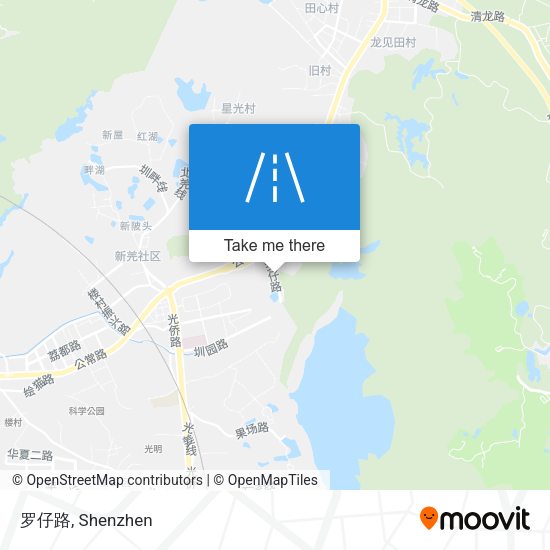 罗仔路 map