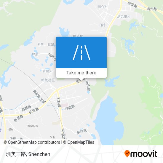 圳美三路 map