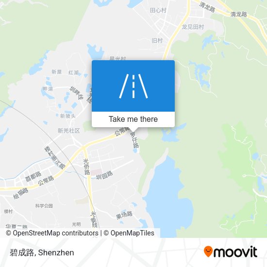 碧成路 map