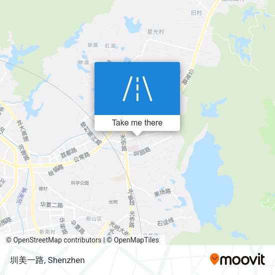 圳美一路 map