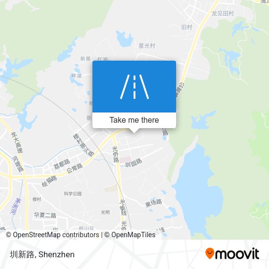 圳新路 map