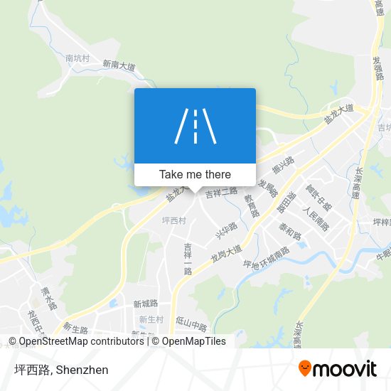 坪西路 map