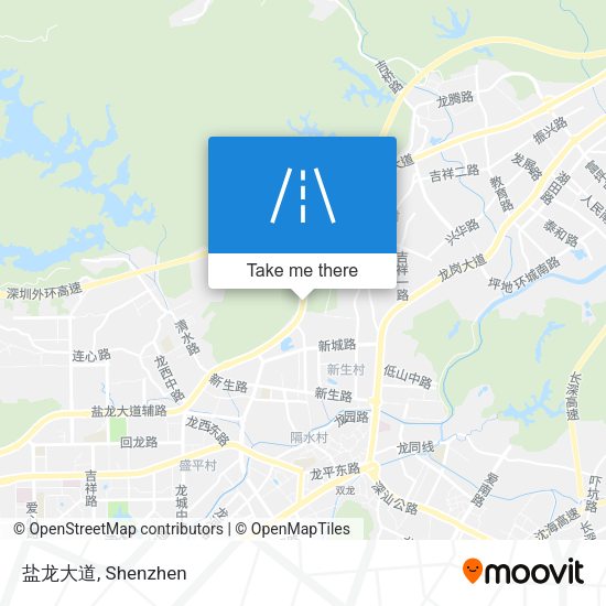 盐龙大道 map
