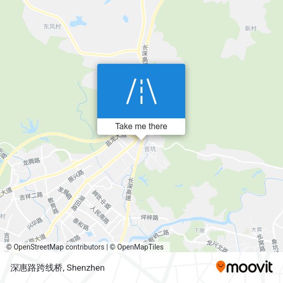 深惠路跨线桥 map
