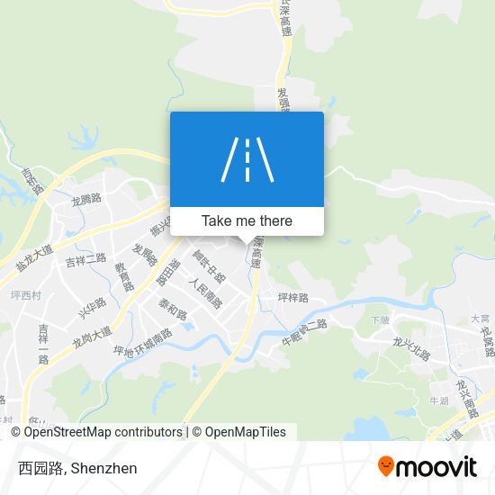 西园路 map
