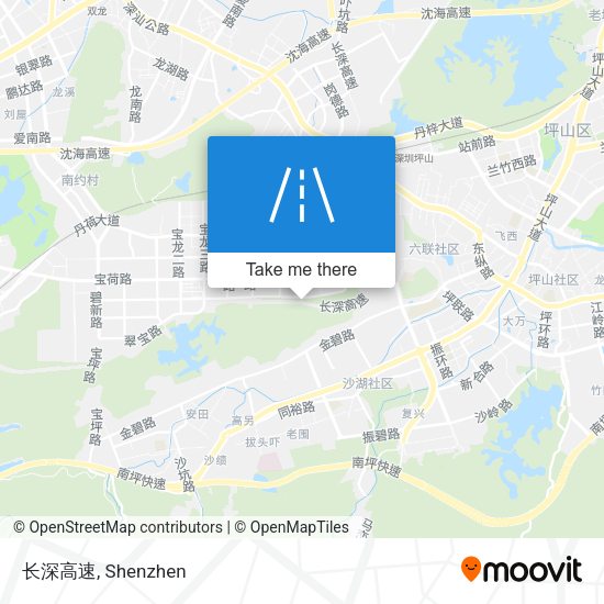 长深高速 map