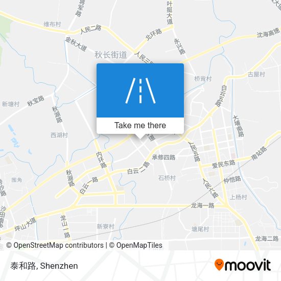泰和路 map