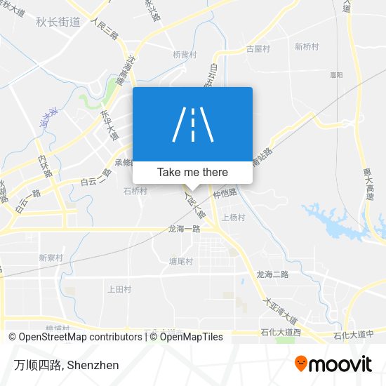 万顺四路 map