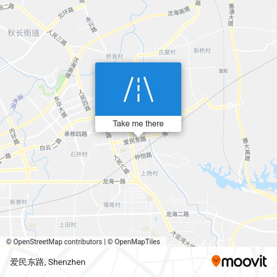 爱民东路 map