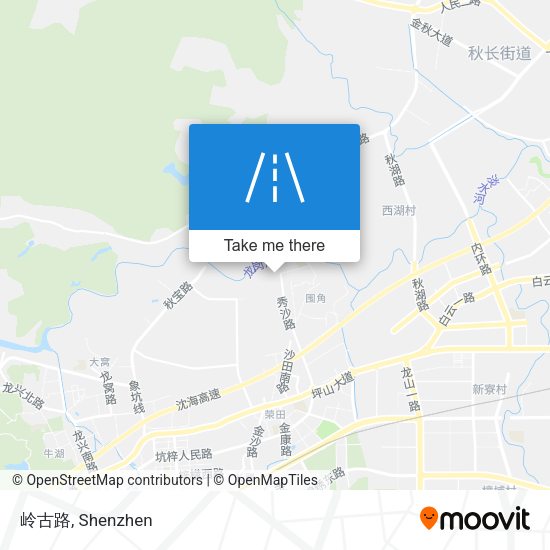 岭古路 map