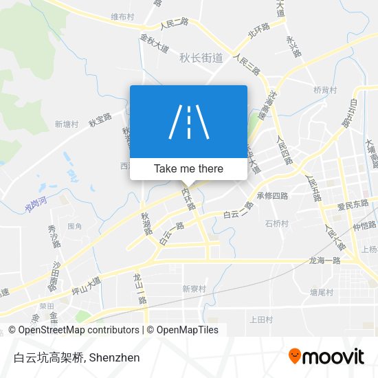 白云坑高架桥 map