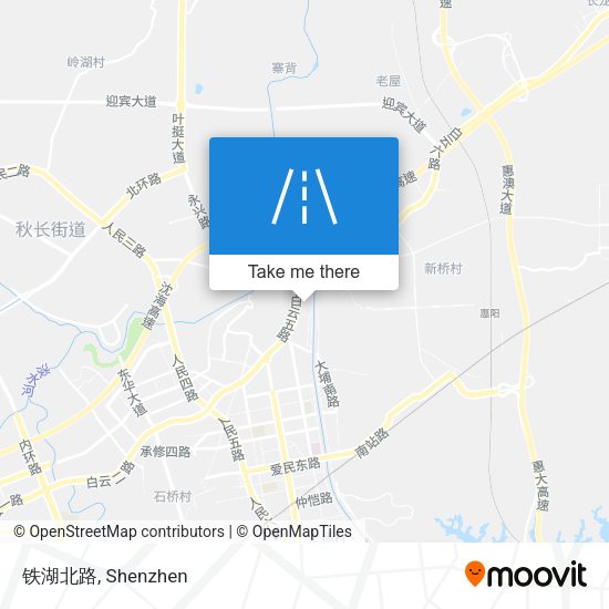 铁湖北路 map