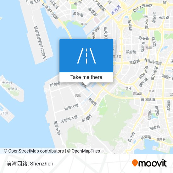 前湾四路 map