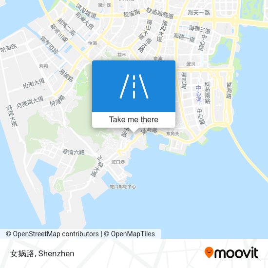 女娲路 map