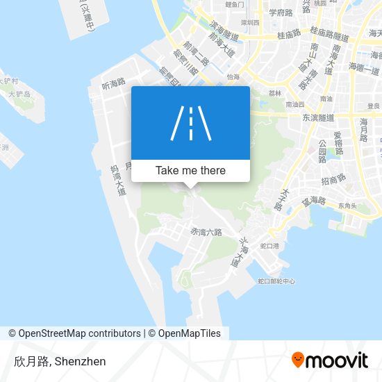 欣月路 map