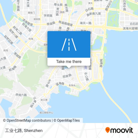 工业七路 map