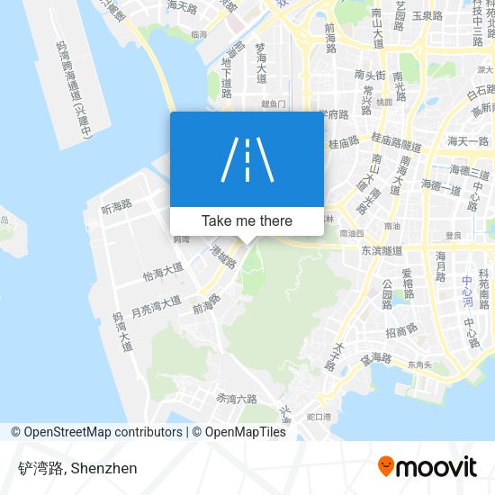 铲湾路 map