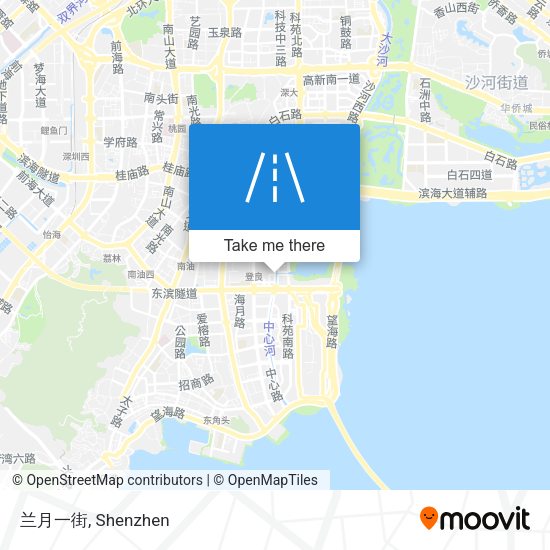 兰月一街 map
