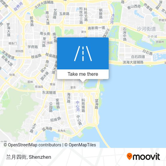 兰月四街 map