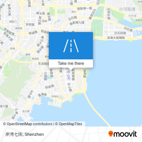岸湾七街 map