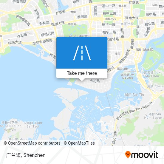 广兰道 map