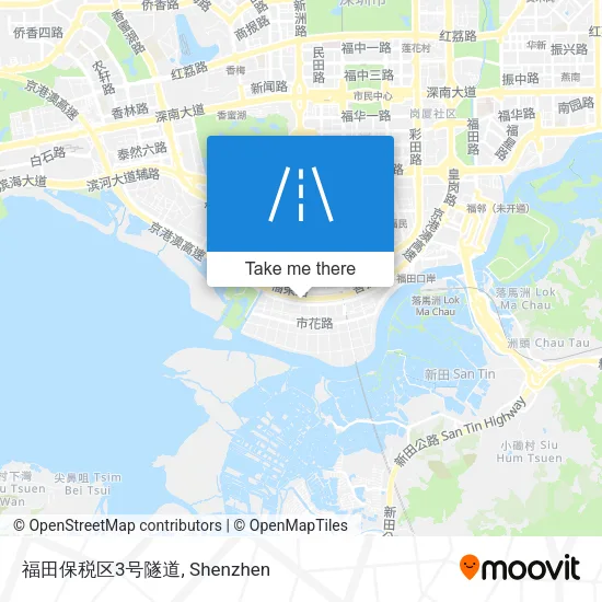 福田保税区3号隧道 map