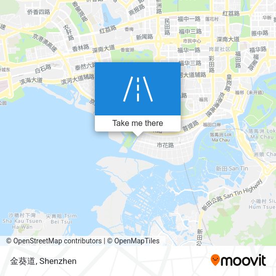 金葵道 map