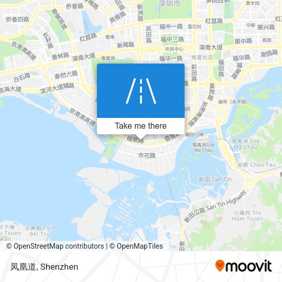 凤凰道 map