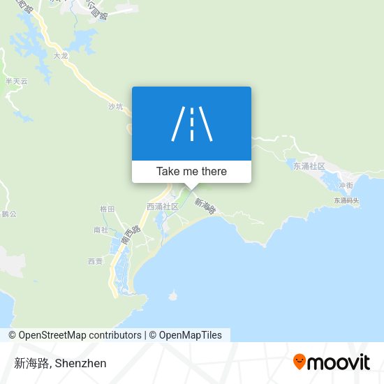新海路 map
