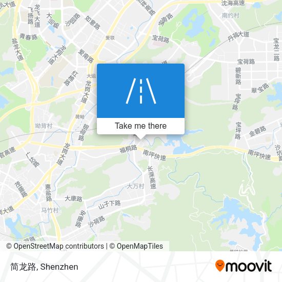 简龙路 map